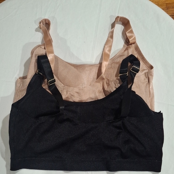 Vince Camuto Set Black and Tan Intimates Bras Size XL - Picture 4 of 6